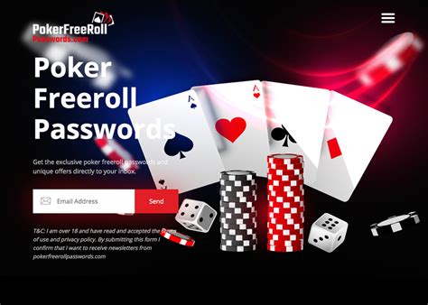 poker freeroll passwords